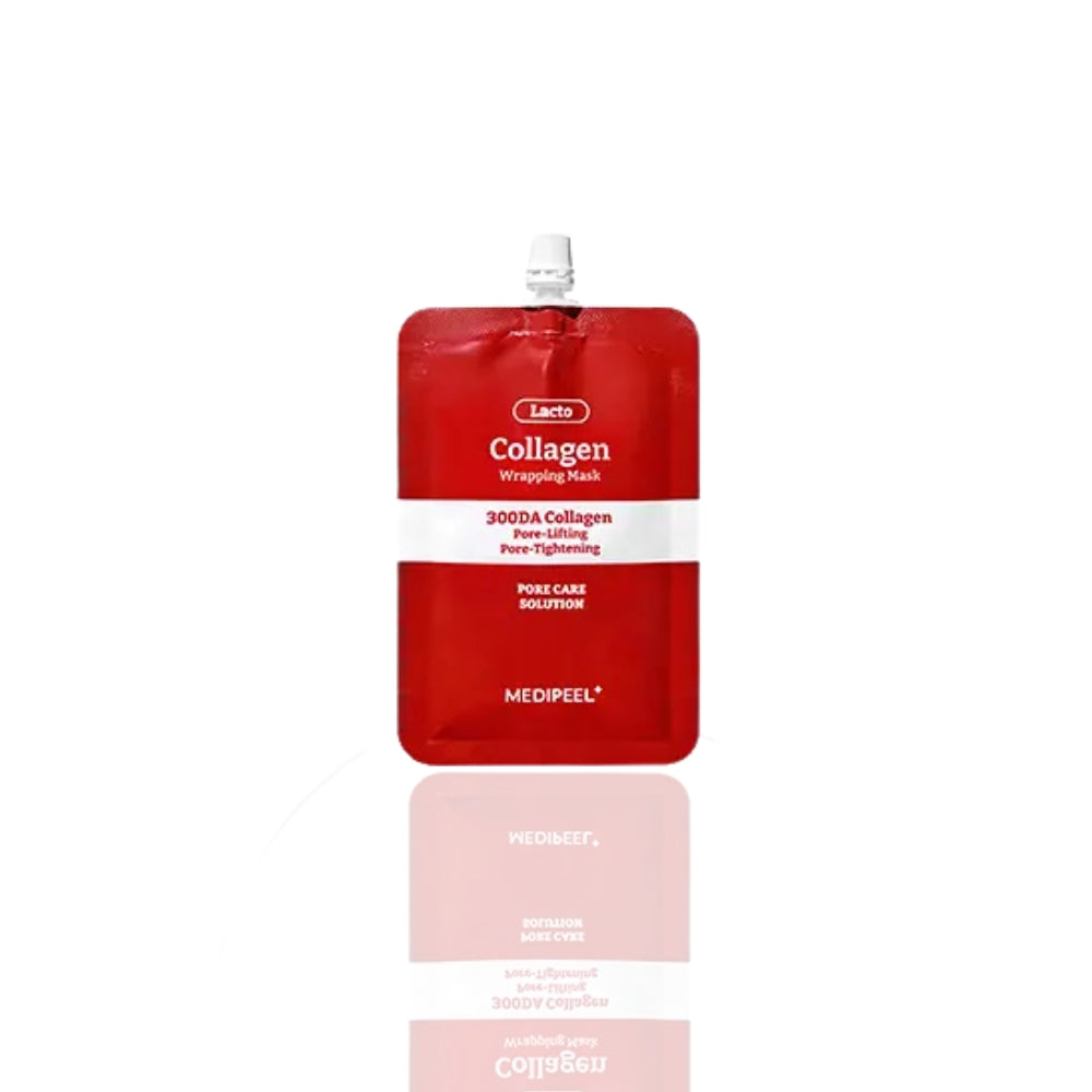 MediPeel+ Red Lacto Collagen Wrapping Lifting Mask 30 ml Refill – Mascarilla Reafirmante