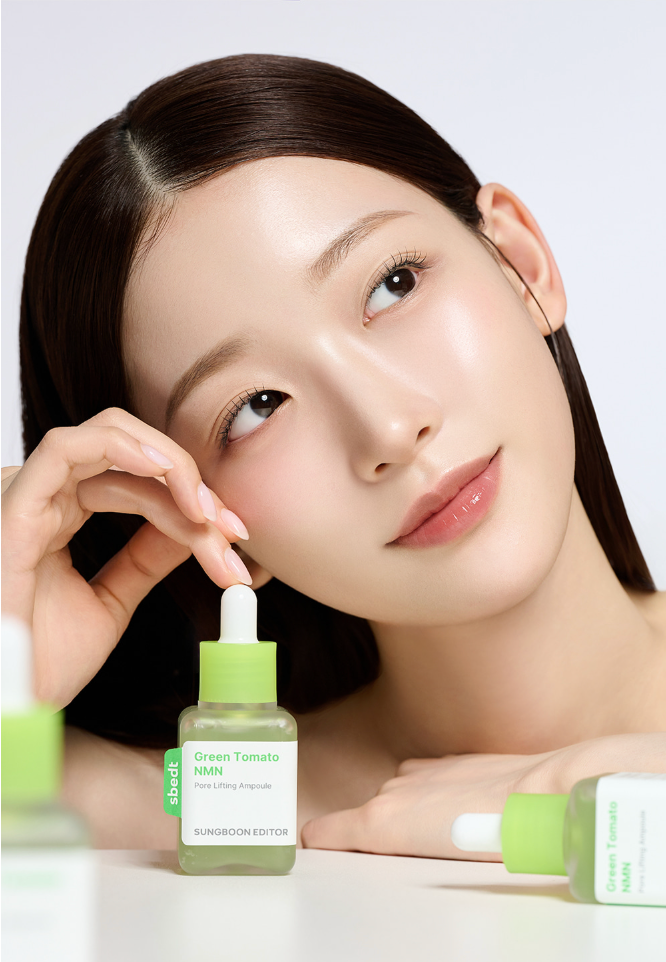 Sungboon Editor Green Tomato NMN Pore Lifting Ampoule 40ml – Poros y Firmeza